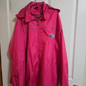 Dimco Apparel Women's Pink Rain / Windbreaker Alaska Jacket 4X /0027